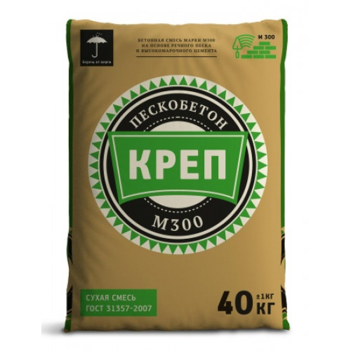 Пескобетон М-300 Креп 40 кг